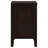 Garrett Cappuccino 2-Drawer Rectangular Nightstand