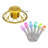 Home Heritage Rotating Christmas Tree Stand w/ Twinkly App Controlled RGB Lights