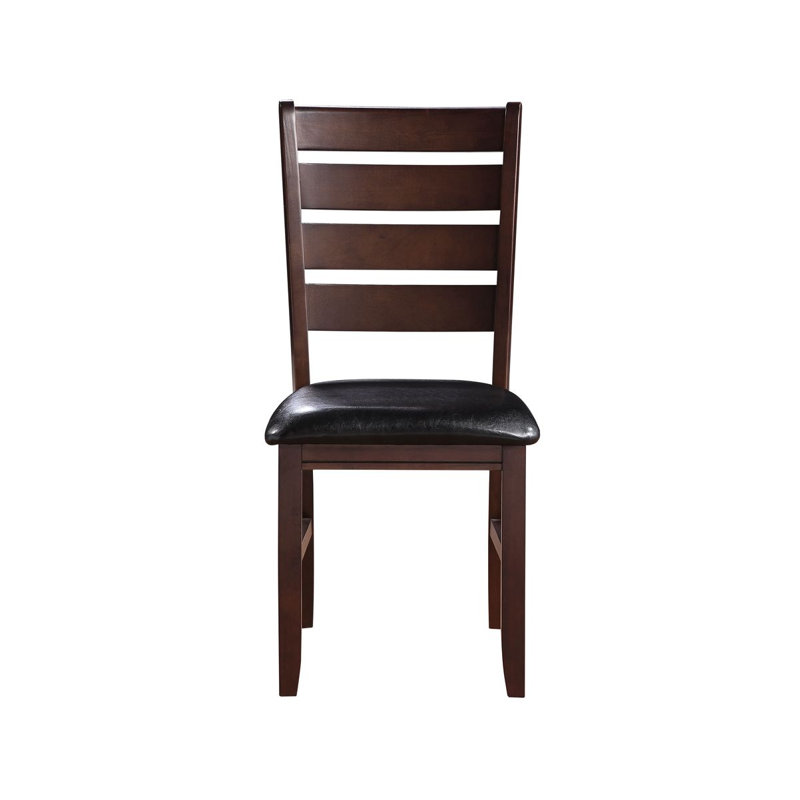 Edwa 19.5'' H Upholstered Side Chair, Cherry
