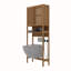 Armoire de rangement au-dessus de la toilette
