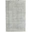 Ivory Hand-Knotted Wool Vertical Ribbing Geometric Modern Contemporary Carpet Rug-2125603734