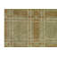 Wool Plaid Area Rug in Brown