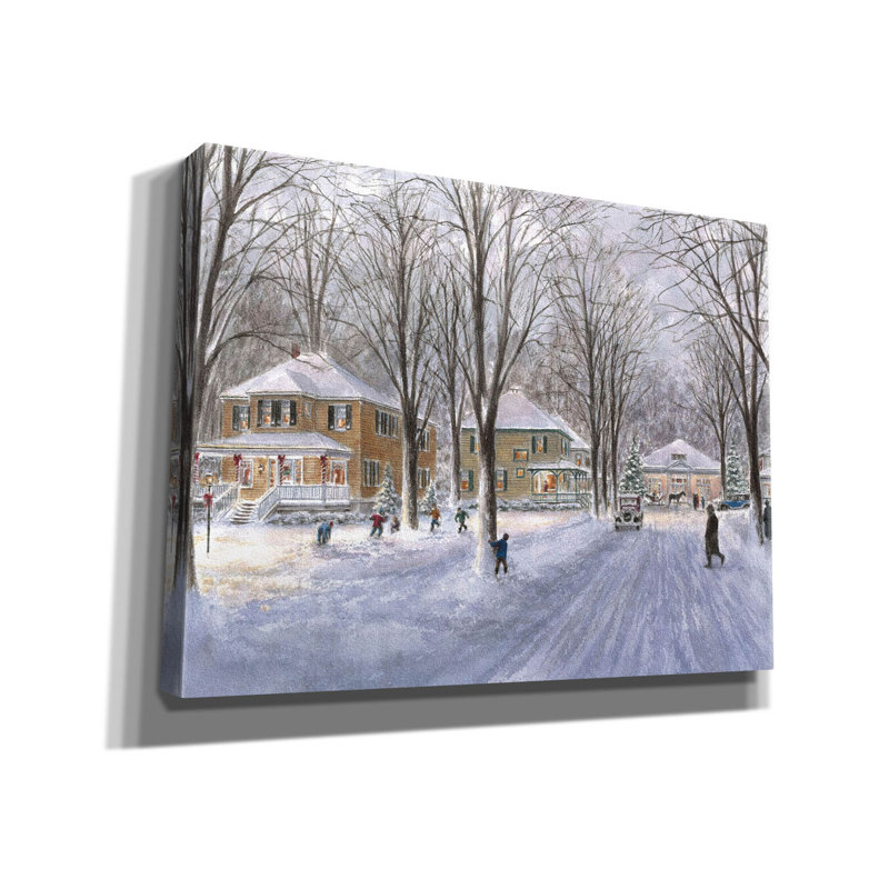 Sur toile, H 12 po x l 16 po x P 0,75 po