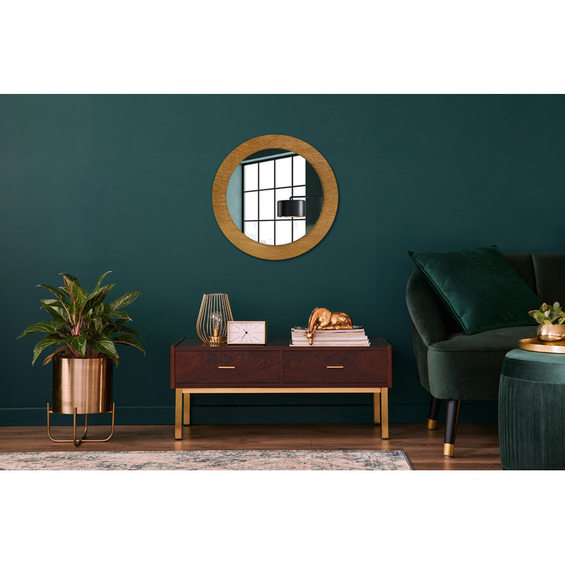 Huldar Glass Flat Wall Mirror