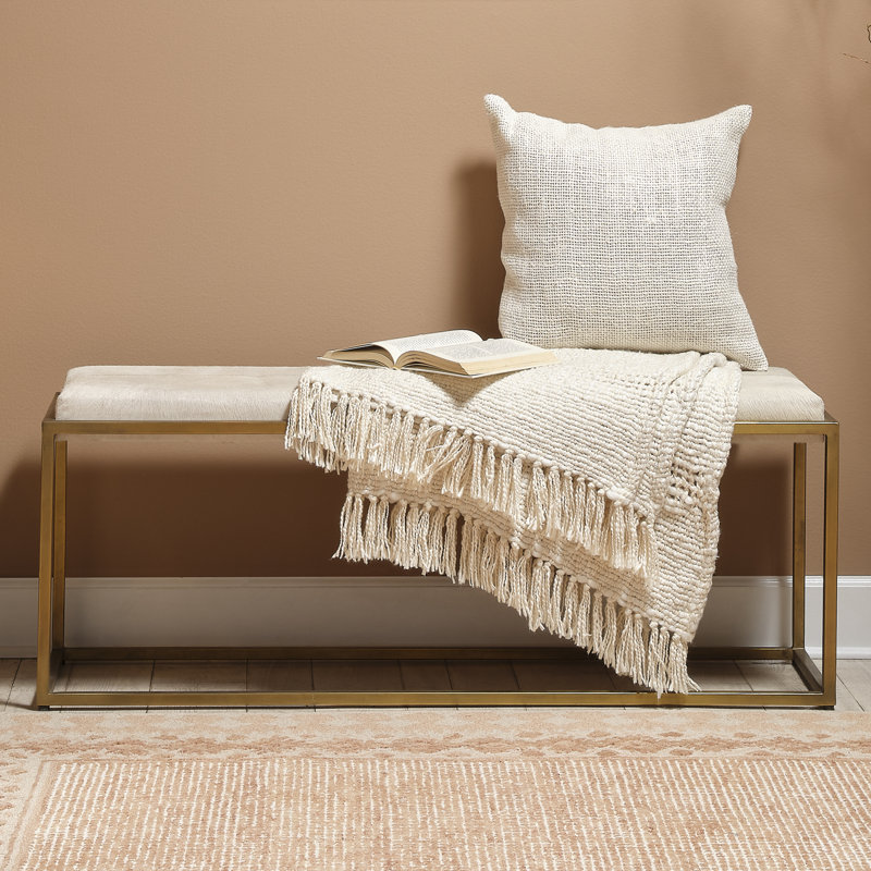 Banc Versa, Blanc / couleur unie