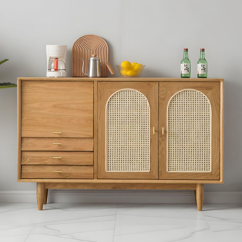 Buffet de rangement moderne, minimaliste et luxueux, H 37,41 po x l 62,99 po x P 15,74 po