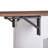 Kitchen Island with Drop Leaf, Open Side Rack, One Drawer and Towel Rack-1052081476