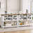 43.3" Farmhouse Console Table with Storage