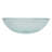 16.5"L Round Crackle Tempered Glass Vessel Bathroom Sink with Drain