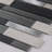 Sterling Moon Sterling Moon Interlocking 12 in. x 12 in. Glass Stone Metal Blend Mosaic Floor and Wall Tile