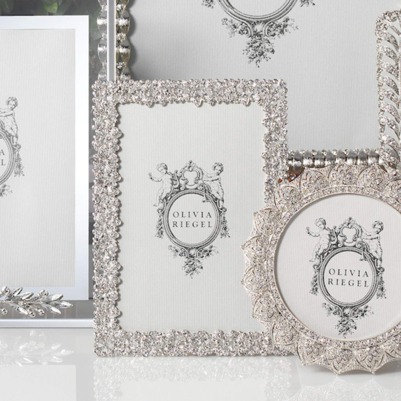 Evie Metal Picture Frame, Silver, 4" x 6"