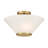 Hashimoto 3-Light Convertible Semi-Flush or Pendant in Brass-826836607