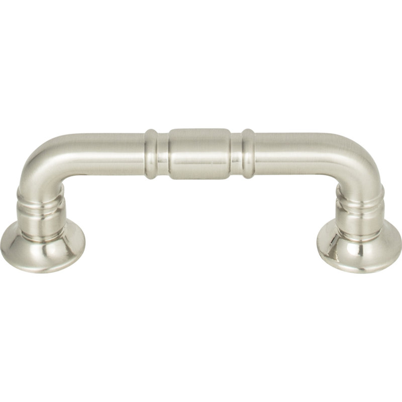 Kent Bar pull, Brushed Satin Nickel, 3" Center to Center