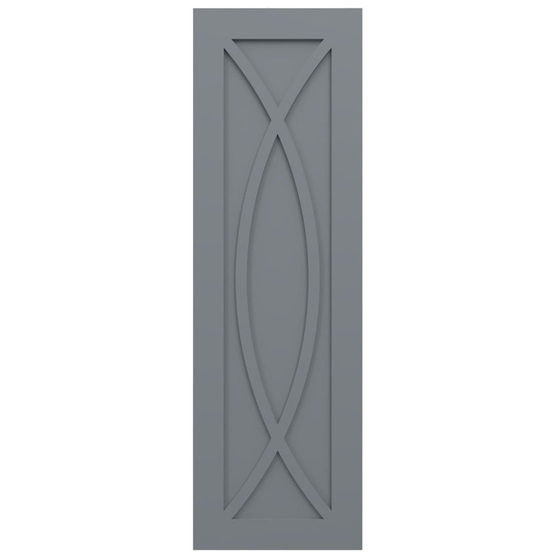 Volets de style moderne EnduraCore Composite Rosa, L 12 po, Déferlement de l'océan, H 43 po