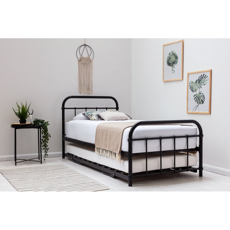 Clifftop Daybed, Black, 12cm Memory Foam/12cm Memory Foam, Yes