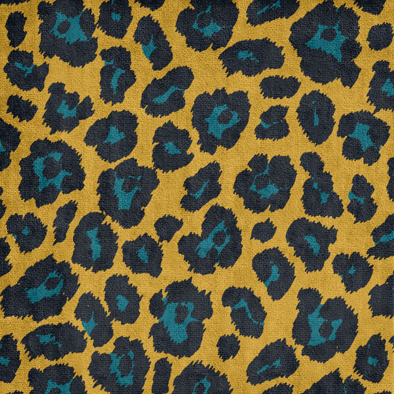 Lucida Bath Towel, Polyester/Cotton Blend, Gold/Teal/Black