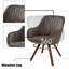 Fauteuil pivotant rembourré Hanfried-80939075