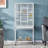 Setzer Iron and Steel Flat Top Floor Bird Cage with Wheels with Stand with Perch with Tray-879094747