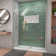 Unidoor-LS 57'' W x 72" H Hinged Frameless Shower Door with ClearMax Technology