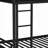 Metal Twin Over Twin Bunk Bed/ Heavy-Duty Sturdy Metal/ Noise Reduced/ Safety Guardrail/No Box Spring Needed,Black
