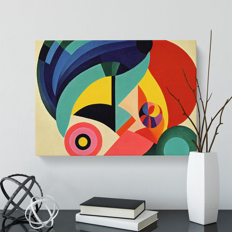 Harmonious Abstract Art - Wrapped Canvas, 35cm H x 50cm W x 3cm D