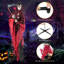 Animatronique d'Halloween 8 pi avec lumières à DEL incandescentes et voix effrayantes d'Halloween 
