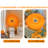 Aura Donut Orange Glass Table Lamp