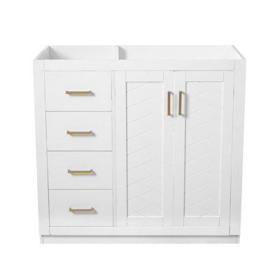 35.3 " Freestanding Standard Single Double Bathroom Vanity Base