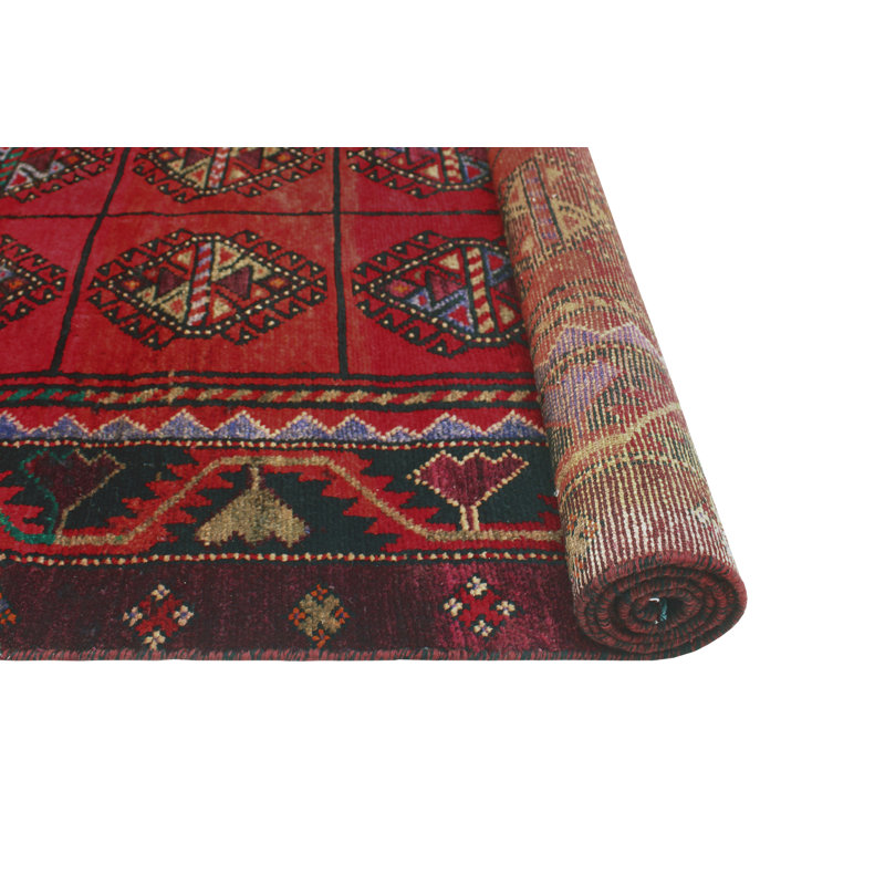 Khylar Distressed Jamieson Red Runner