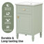 Meuble-lavabo vert 20 po avec lavabo