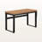 Pandora Brown Finish Height Adjustable Computer Desk with Metal Leg, 29.31" H X 47" W X 23.49" D
