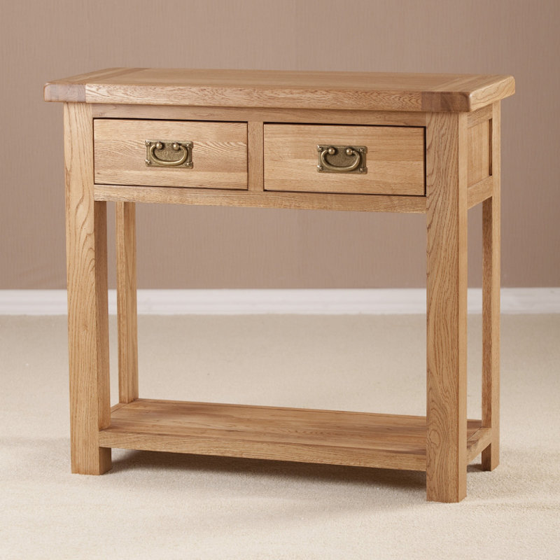 84cm Solid Wood Console Table
