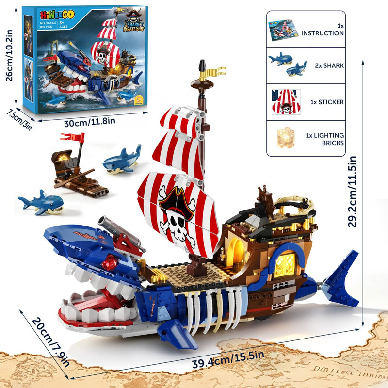 Ensemble de construction Shark