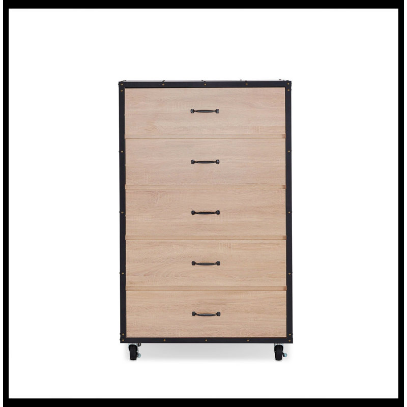 Commode 5 tiroirs Adriaunna