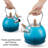 Creative Home 2.6 Quarts Stainless Steel Whistling Stovetop Tea Kettle