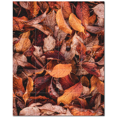 Murale en céramique satinée Autumn Photo 12 po x 12 po