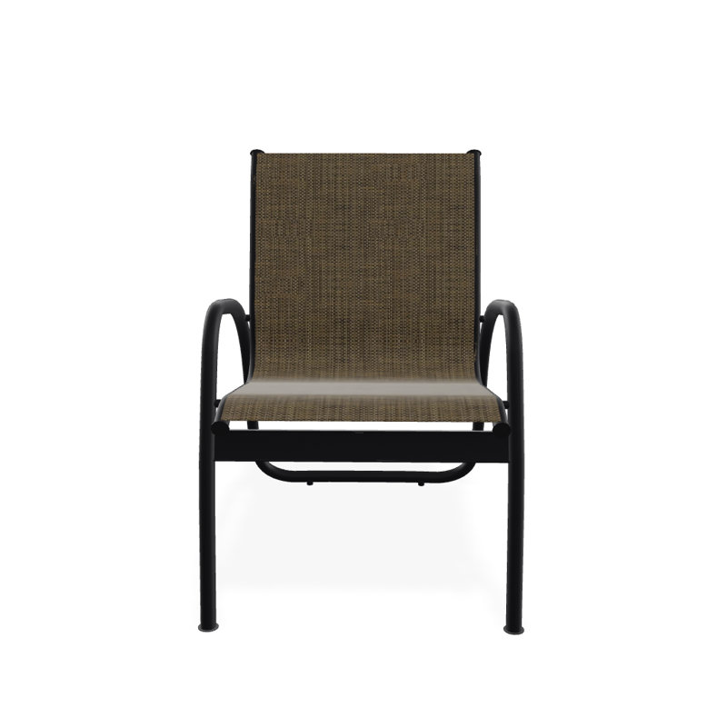 Fauteuil de patio Gardenella, Beacon taupe Sunbrella®, Noir texturé