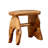 Tabouret de coiffeuse en bois massif Minnick