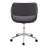 Contemporary Task Chair In Chrome Metal And Faux Leather-1805680638-1805680624