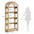 Arched  Display Shelf,5-Tier Bookshelf,Versatile Bookcase-786485316