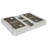 Simplify Folding Storage Bins with 5 Side Entry Access White Color | Collapsible Plastic Organizers | Stackable Storage Containers