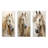 Sophisticated Horse Portrait - Horse Metal Wall Decor Set Of 3-164399134