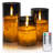 LED Mirrored Glass Round Hurricane Pillar Flameless Candles, Real Wax Moving Wick Dancing Flickering Flame, Battery Operated (Included), Remote & Timer (Set of 3, Silver Gray Metallic)