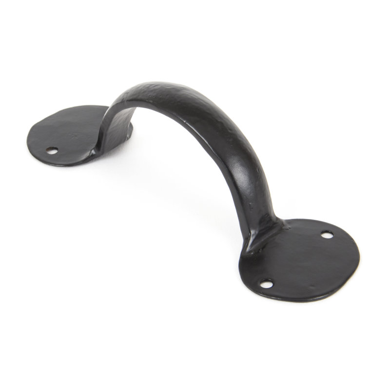 Bean 7.8 cm centre Arch Handle, Black, 4.64"
