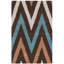 Tapis brun en laine touffeté à la main Teresita-15993351