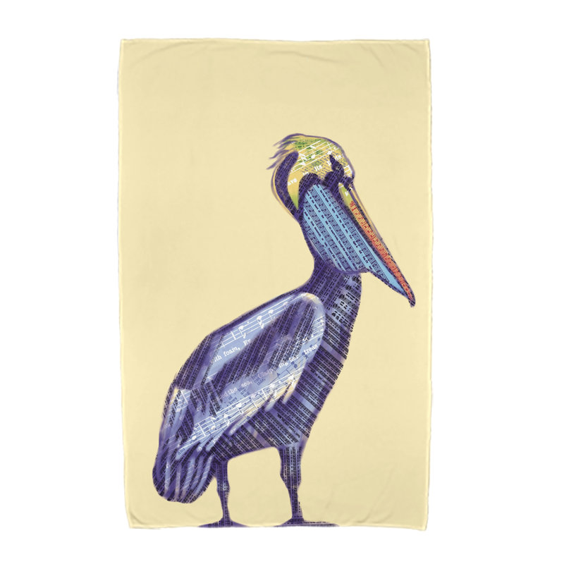 Serviette de plage Eastbourne, Jaune