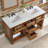 Marlie 60'' Double Bathroom Vanity with Quartz Top