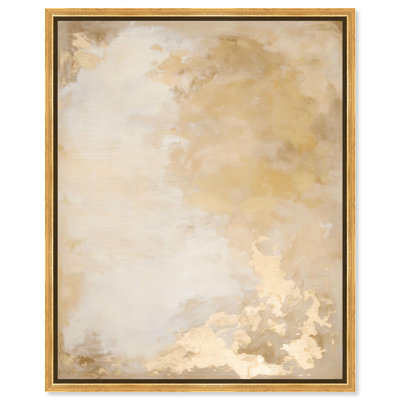 Sun Brust Gilding II Canvas Print Minimalist Art by Art Remedy