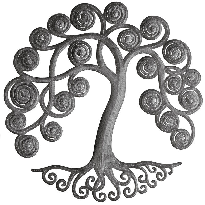 Décoration murale arbre à ondulation