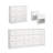 4-Piece Bedroom Set, White-1865491025